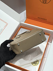 Colestore Hermes Plume Mini bag in Etoupe Swift calfskin  - 6