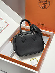 Colestore Hermes Plume Mini bag in Noir Swift calfskin  - 1