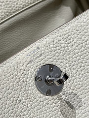 Colestore Hermes Lindy 26 bag in Gris Pale Verso Taurillon Clemence leather 26x18x14cm - 3