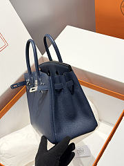 Colestore Hermes Birkin 25 in Blue Saphir Togo Silver Hardware  - 6