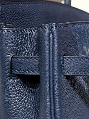 Colestore Hermes Birkin 25 in Blue Saphir Togo Silver Hardware  - 3