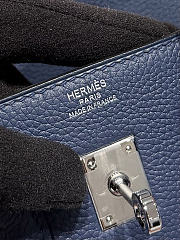Colestore Hermes Birkin 25 in Blue Saphir Togo Silver Hardware  - 2