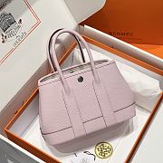 Colestore Hermes Neo Garden 23 bag in Rose Sakura H Viking canvas and Negonda calfskin 23x16x10cm - 1