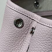 Colestore Hermes Neo Garden 23 bag in Rose Sakura H Viking canvas and Negonda calfskin 23x16x10cm - 4