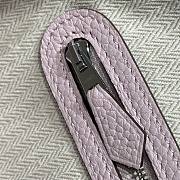 Colestore Hermes Neo Garden 23 bag in Rose Sakura H Viking canvas and Negonda calfskin 23x16x10cm - 5