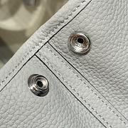 Colestore Hermes Neo Garden 23 bag in Grey H Viking canvas and Negonda calfskin 23x16x10cm - 6