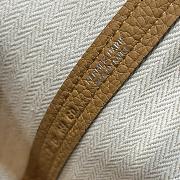	 Colestore Hermes Neo Garden 23 bag in Biscuit  H Viking canvas and Negonda calfskin 23x16x10cm - 5