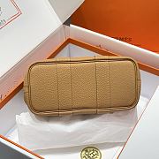 	 Colestore Hermes Neo Garden 23 bag in Biscuit  H Viking canvas and Negonda calfskin 23x16x10cm - 4
