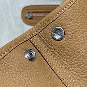 	 Colestore Hermes Neo Garden 23 bag in Biscuit  H Viking canvas and Negonda calfskin 23x16x10cm - 2