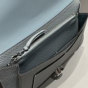 Colestore  Hermes Dogon Duo wallet in Bleu Lin Togo calfskin 20.1x12.5x0.4cm - 2