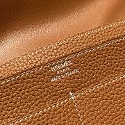 	 Colestore Hermes Dogon Duo wallet in Orange Togo calfskin 20.1x12.5x0.4cm - 2
