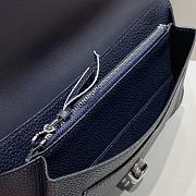 	 Colestore Hermes Dogon Duo wallet in Navy Blue Togo calfskin 20.1x12.5x0.4cm - 2