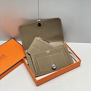 	 Colestore Hermes Dogon Duo wallet in Etoupe Togo calfskin 20.1x12.5x0.4cm - 6