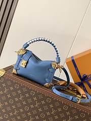 Colestore Louis Vuitton Side Trunk PM Blue Jeans M27436 19 x 12.5 x 7.5 cm - 1