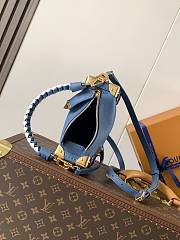 Colestore Louis Vuitton Side Trunk PM Blue Jeans M27436 19 x 12.5 x 7.5 cm - 3