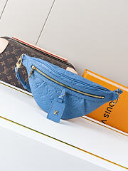 Colestore Louis Vuitton High Rise PM Monogram Empreinte Denim Blue M28356 31 x 15 x 6cm - 1