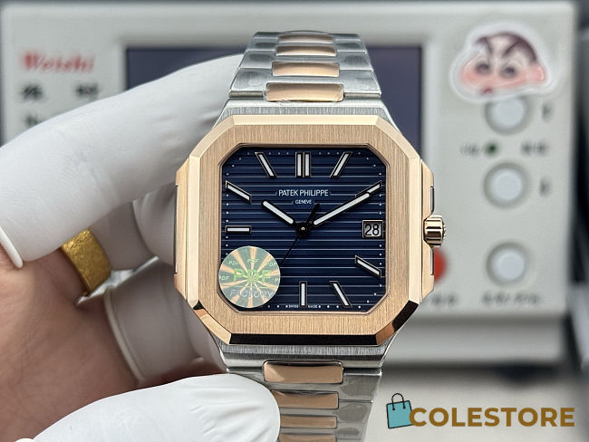 Colestore Patek Philippe Cubitus 5821/1AR Blue Dial 45mm Watch - 1