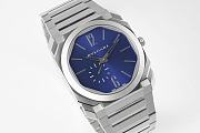 Colestore  Bulgari Octo Finissimo Watch 103431 Blue Dial - 5