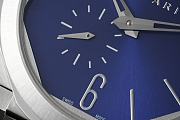 Colestore  Bulgari Octo Finissimo Watch 103431 Blue Dial - 4