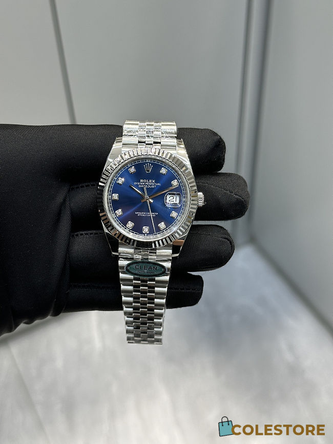 Colestore  Rolex Datejust 41mm Blue Stainless Steel - 1