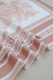 Colestore Dior Toile de Jouy Sauvage 90 Square Scarf Ivory and Pink Silk Twill - 6