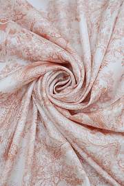 Colestore Dior Toile de Jouy Sauvage 90 Square Scarf Ivory and Pink Silk Twill - 3