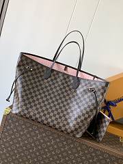 Colestore Louis Vuitton Neverfull GM Damier Ebene Rose Ballerine 39 x 32 x 19 cm - 2