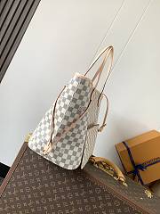 Colestore Louis Vuitton Neverfull GM Damier Azur Canvas Rose Ballerine 39 x 32 x 19 cm - 4