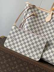 Colestore Louis Vuitton Neverfull GM Damier Azur Canvas Rose Ballerine 39 x 32 x 19 cm - 2
