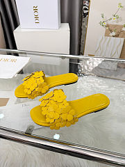 Colestore Dior Bloom Slide Dior Buttercup Embroidered Lambskin - 4