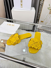 Colestore Dior Bloom Slide Dior Buttercup Embroidered Lambskin - 2