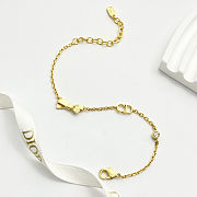 Colestore Dior CD Bow Bracelet Gold-Finish Metal and Crystal - 5