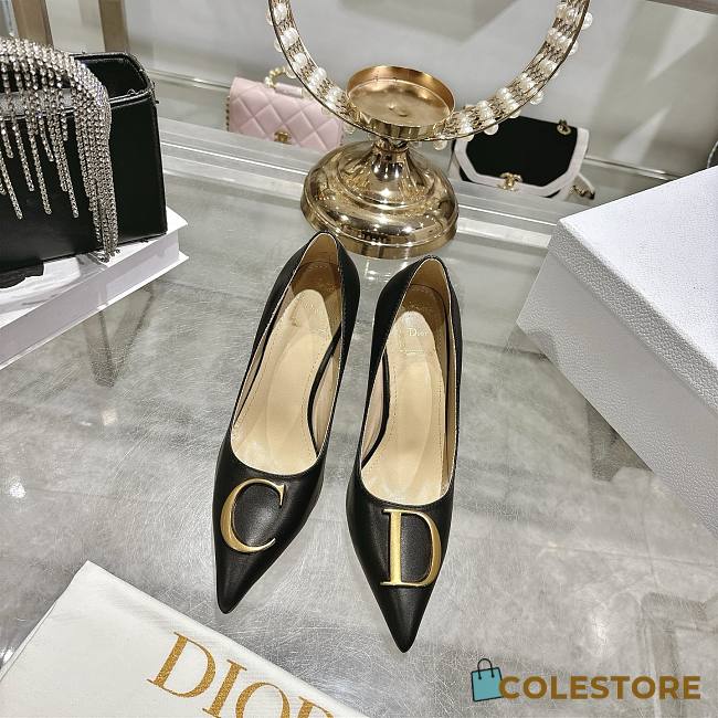 Colestore Dior Initials Pump Black Lambskin - 1
