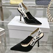 Colestore Dior J'Adior Slingback Pump Black Patent Calfskin 10cm - 1