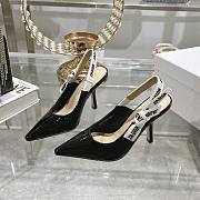Colestore Dior J'Adior Slingback Pump Black Patent Calfskin 10cm - 2