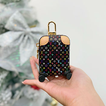 Colestore Louis vuitton LV x TM Horizon Airpod Case Bag Charm Black 8×6×3cm