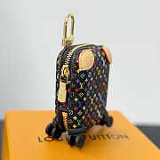 Colestore Louis vuitton LV x TM Horizon Airpod Case Bag Charm Black 8×6×3cm - 6