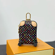 Colestore Louis vuitton LV x TM Horizon Airpod Case Bag Charm Black 8×6×3cm - 5
