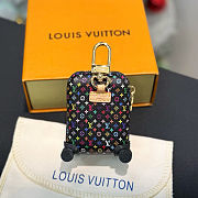 Colestore Louis vuitton LV x TM Horizon Airpod Case Bag Charm Black 8×6×3cm - 2