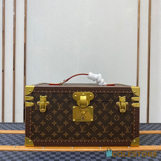 Colestore Louis Vuitton Jewelry Storage Trunk Rose Ballerine 42 x 23 x 21 cm - 1