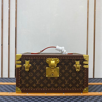Colestore Louis Vuitton Jewelry Storage Trunk Rose Ballerine 42 x 23 x 21 cm