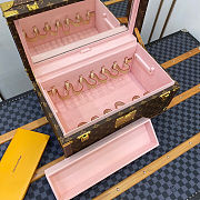 Colestore Louis Vuitton Jewelry Storage Trunk Rose Ballerine 42 x 23 x 21 cm - 4