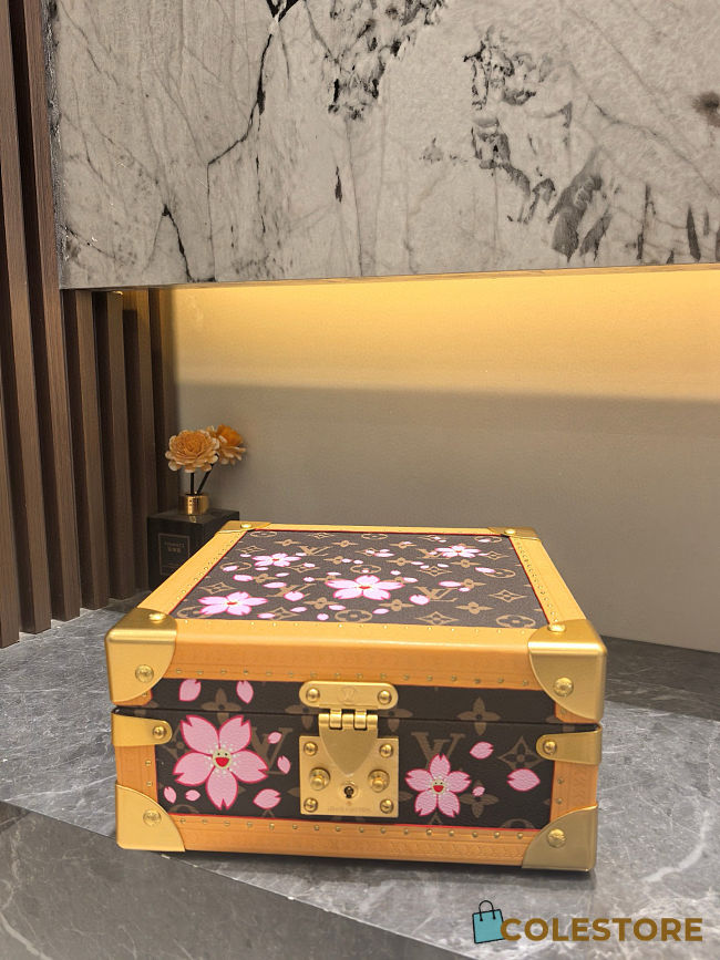 Colestore Louis Vuitton LV x TM Coffret Joaillerie Sakura Brown 24 x 12.5 x 24 cm - 1