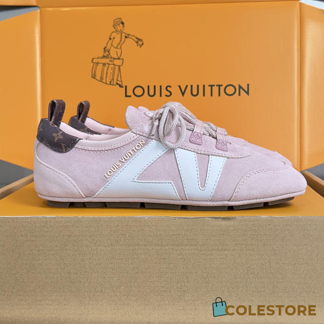 Colestore Louis Vuitton LV Sneakerina Pink Suede - 1