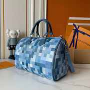 Colestore Louis Vuitton Speedy 30 Bandoulière Damoflage Indigo Blue 34 x 22 x 19 cm - 4