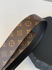 Colestore Louis Vuitton LV Script 30mm Belt Black - 5