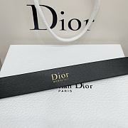 Colestore Dior Médaillon Belt Black Calfskin, 25 MM - 5