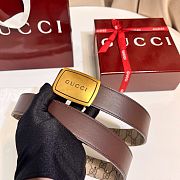 Colestore Gucci Belt with plaque buckle beige and brown Supreme - 3