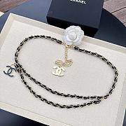 Colestore Chanel Chain Belt   Metal, Lambskin & Resin  Golden & Black - 1