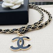 Colestore Chanel Chain Belt   Metal, Lambskin & Resin  Golden & Black - 3